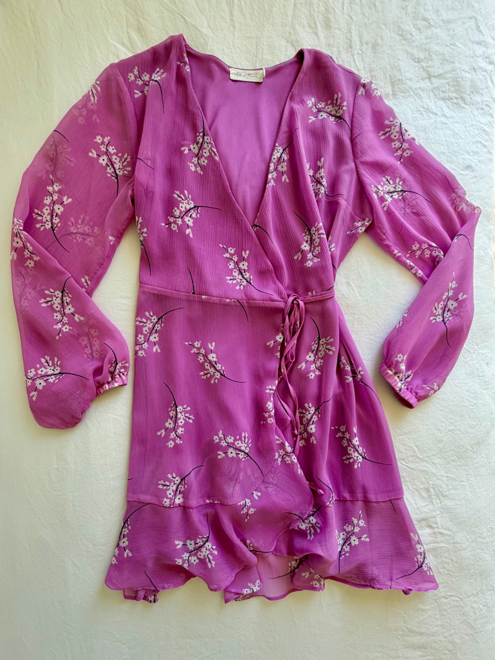 All In Favor Floral Women’s Wrap Dress